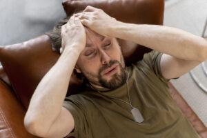 exhausted male